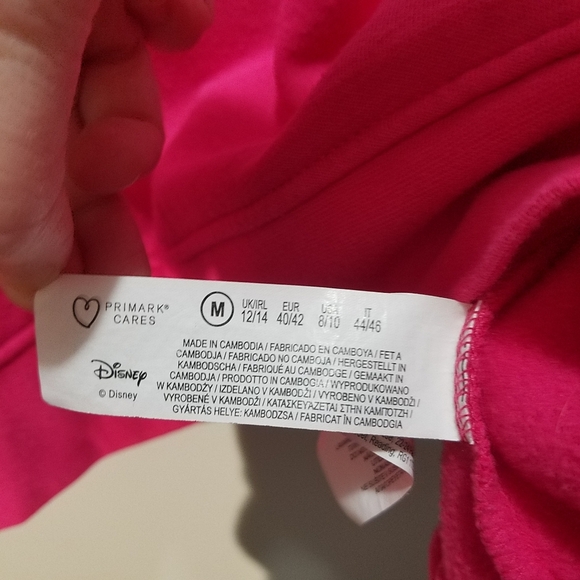 Disney x Primark Pink Marie Aristocats Sweatshirt Cat Women's Medium M 8/10 - Picture 4 of 5